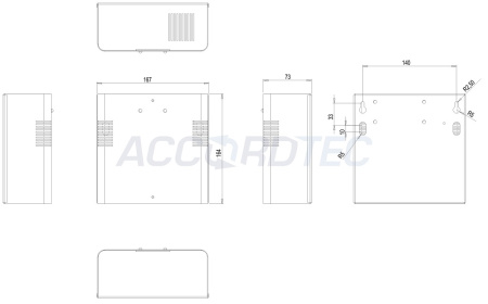 ББП-40 Блок бесперебойного питания ACCORDTEC, 12 В, 4 A
